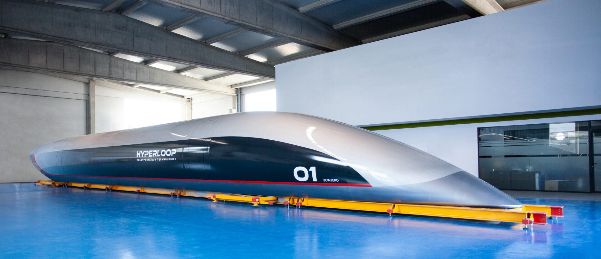Full-scale hyperloop capsule reveal | HyperloopTT